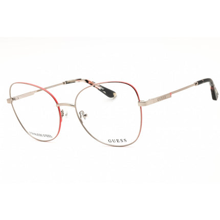Guess Women's Eyeglasses - Shiny Dark Nickeltin/Coral Metal Frame | GU2850 006 ,