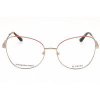 Guess Women's Eyeglasses - Shiny Dark Nickeltin/Coral Metal Frame | GU2850 006 ,