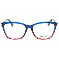 Guess Women's Eyeglasses - Blue/Blush Acetate Rectangular Shape Frame | GU2880 092 ,