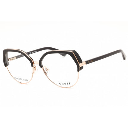 Guess Women's Eyeglasses - Grey/Gold Injected Propionate Round Frame | GU2947 020 ,