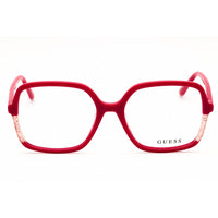 Guess Women's Eyeglasses - Shiny Fuchsia Oversized Full Rim Frame | GU2950 075 ,