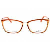 Guess Women's Eyeglasses - Orange/Gold Rectangular Full Rim Frame | GU2958 044 ,