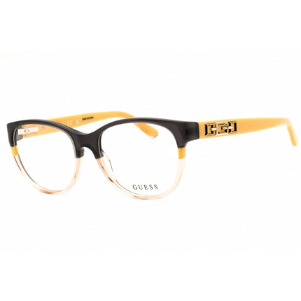 Guess Women's Eyeglasses - Yellow/Black Acetate Oval Full Rim Frame | GU2980 041 ,