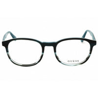 Guess Men's Eyeglasses - Blue/Green Acetate Round Full Rim Frame | GU50046 092 ,