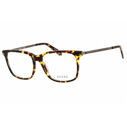 Guess Men's Eyeglasses - Havana Acetate Rectangular Full Rim Frame | GU50048 052 ,
