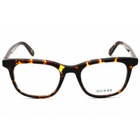 Guess Men's Eyeglasses - Dark Havana Acetate Rectangular Frame | GU50092-H 052 ,