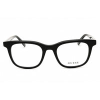 Guess Men's Eyeglasses - Shiny Black Acetate Rectangular Frame | GU50092-H 001 ,