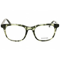 Guess Men's Eyeglasses - Dark Green Rectangular Full Rim Frame | GU50092-H 098 ,