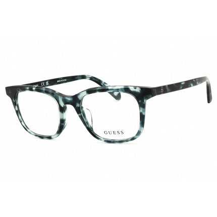 Guess Men's Eyeglasses - Blue Acetate Rectangular Full Rim Frame | GU50092-H 092 ,