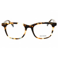 Guess Men's Eyeglasses - Coloured Havana Acetate Rectangular Frame | GU50092-H 055 ,