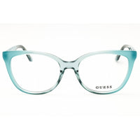 Guess Women's Eyeglasses - Turquoise Acetate Cat Eye Full Rim Frame | GU50114 089 ,