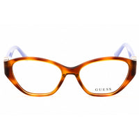 Guess Women's Eyeglasses - Blonde Havana Acetate Cat Eye Shape Frame | GU50119 053 ,