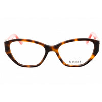 Guess Women's Eyeglasses - Dark Havana Acetate Cat Eye Full Rim Frame | GU50119 052 ,
