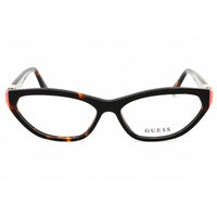 Guess Women's Eyeglasses - Dark Havana Acetate Cat Eye Full Rim Frame | GU50146 052 ,