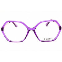 Guess Women's Eyeglasses - Shiny Violet Acetate Round Full Rim Frame | GU50149 081 ,