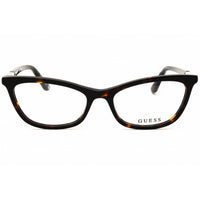 Guess Women's Eyeglasses - Dark Havana Acetate Cat Eye Full Rim Frame | GU50198 052 ,