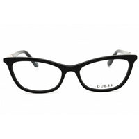 Guess Women's Eyeglasses - Shiny Black Acetate Cat Eye Full Rim Frame | GU50198 001 ,