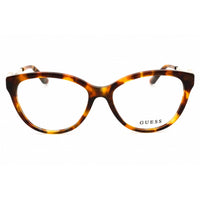 Guess Women's Eyeglasses - Blonde Havana Acetate Cat Eye Shape Frame | GU50230 053 ,