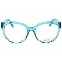 Guess Women's Eyeglasses - Shiny Turquoise Acetate Round Shape Frame | GU50232 087 ,