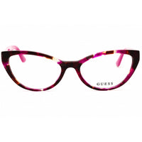 Guess Women's Eyeglasses - Shiny Fuchsia/Lilac Acetate Cat Eye Frame | GU50236 078 ,