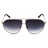 Guess Men's Sunglasses - Shiny Gunmetal Metal Aviator Full Rim Frame | GU5208 08B ,