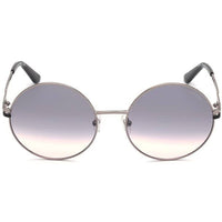 Guess Women's Sunglasses - Shiny Light Nickeltin Metal Round Frame | GU7734 10B ,