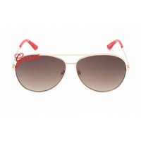 Guess Women's Sunglasses - Gold Colored Metal Aviator Full Rim Frame | GU7739 32F ,