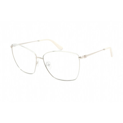 Guess Women's Sunglasses - Shiny Dark Nickeltin Metal Cat Eye Frame | GU7745 10C ,