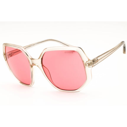 Guess Women's Sunglasses - Crystal Beige Oversized Full Rim Frame | GU7773 26S ,