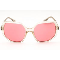 Guess Women's Sunglasses - Crystal Beige Oversized Full Rim Frame | GU7773 26S ,