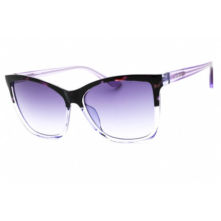 Guess Women's Sunglasses - Violet Plastic Cat Eye Shape Full Rim Frame | GU7779 83Z ,