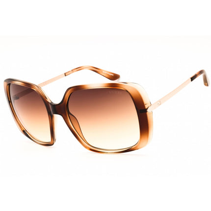 Guess Women's Sunglasses - Beige Injected Propionate Oversized Frame | GU7780 59F ,