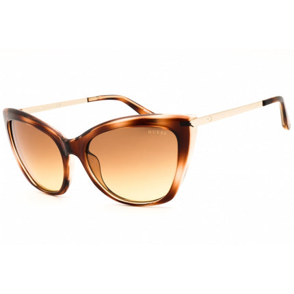 Guess Women's Sunglasses - Beige Injected Propionate Cat Eye Frame | GU7781 59F ,