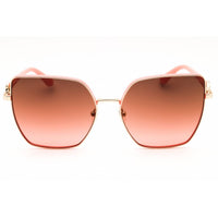 Guess Women's Sunglasses - Gold/Coral Metal Cat Eye Full Rim Frame | GU7790-S 32F ,
