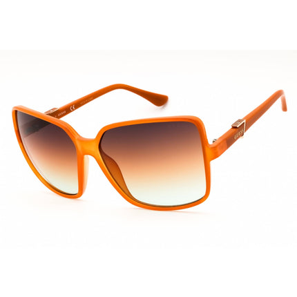 Guess Women's Sunglasses - Orange Injected Propionate Oversized Frame | GU7812 44F ,