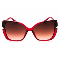Guess Women's Sunglasses - Shiny Bordeaux Oversized Full Rim Frame | GU7820 69T ,