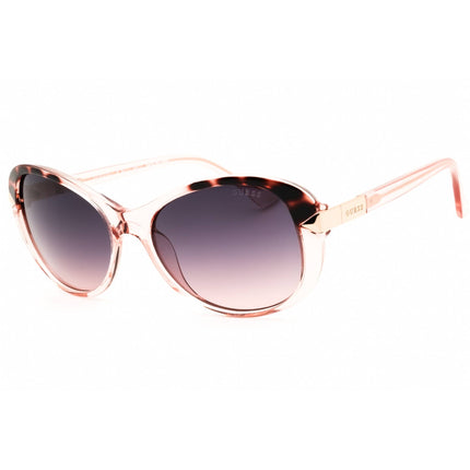Guess Women's Sunglasses - Shiny Beige Injected Propionate Oval Frame | GU7821 57B ,