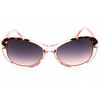 Guess Women's Sunglasses - Shiny Beige Injected Propionate Oval Frame | GU7821 57B ,