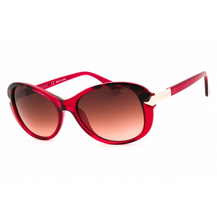 Guess Women's Sunglasses - Shiny Bordeaux Injected Propionate Frame | GU7821 69T ,