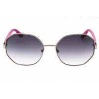 Guess Women's Sunglasses - Shiny Light Nickeltin Metal Round Frame | GU7880-H 10B ,