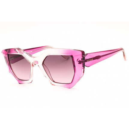 Guess Women's Sunglasses - Fuchsia Injected Propionate Cat Eye Frame | GU7897 77T ,