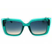 Guess Women's Sunglasses - Shiny Dark Green Oversized Full Rim Frame | GU7908 96P ,