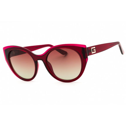 Guess Women's Sunglasses - Shiny Bordeaux Injected Propionate Frame | GU7909 69T ,