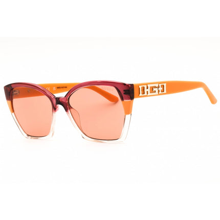 Guess Women's Sunglasses - Orange/Bordeaux Cat Eye Full Rim Frame | GU7912 44E ,