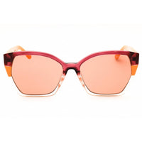 Guess Women's Sunglasses - Orange/Bordeaux Cat Eye Full Rim Frame | GU7912 44E ,