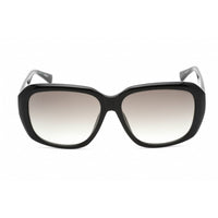 Guess Women's Sunglasses - Shiny Black Plastic Oval Full Rim Frame | GU8233 01P ,