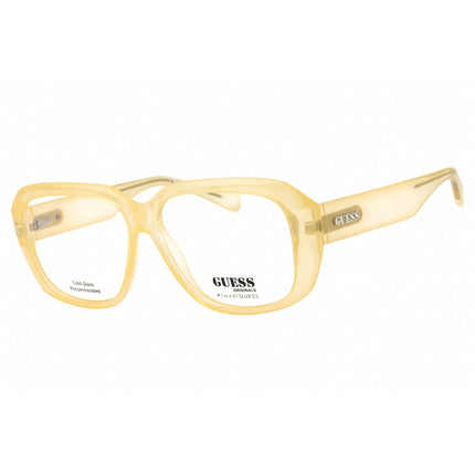 Guess Women's Eyeglasses - Yellow Injected Propionate Oversized Frame | GU8240 041 ,