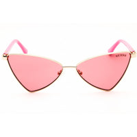 Guess Women's Sunglasses - Gold/Pink Metal Cat Eye Full Rim Frame | GU8286 32S ,