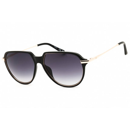 Guess Men's Sunglasses - Aviator Shiny Black Injected Propionate Frame | GU00067 01B ,