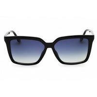 Guess Women's Sunglasses - Rectangular Shape Shiny Black Full Rim Frame | GU00099 01D ,